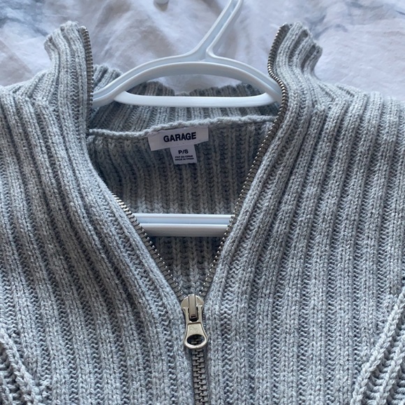 garage knitted quarter zip - Picture 2 of 2